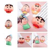 PZUNIQUE Crayon Shin-Chan Crayon Shin-Chan อุปกรณ์เสริมการ์ตูนสัตว์หน้าใหญ่ดินสอแฟนซีรูปสโนว์แมนกล่องตกแต่งชิ้นส่วน Diy หัตถกรรมเครื่องประดับสำหรับเด็ก