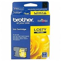 BROTHER INK CARTRIDGE LC-67YYELLOW DCP-385C,6690CW,MFC-490CW,790CW,5490CN,5890CN,6490CW