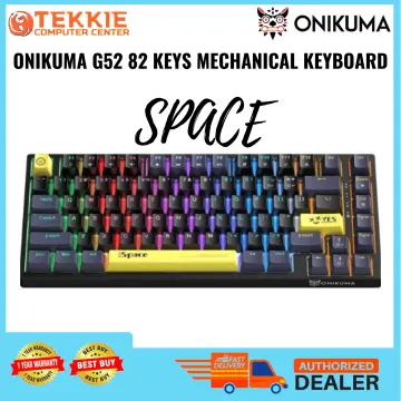 ONIKUMA G27 Wired 104-Keys Backlit Mechanical Gaming Keyboard