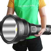 High Quality XHP90.2 4-core Led Flashlight Powerbank Function Torch Usb Rechargeable 18650 or 26650 Battery Aluminum Lantern Rechargeable  Flashlights