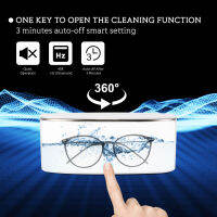 18W 500ML Ultrasonic Cleaner 3 Minutes Fast Cleaning Jewelry Cleaner Cleaning Machine For Sunglasses Watchband Makeup Brushes