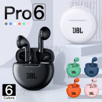 ♥100% ผลิตภัณฑ์ดั้งเดิม + Gratis Ongkir♥J BL Pro6หูฟังบลูทูธไร้สายหูฟังบลูทูธควบคุมแบบสัมผัสหูฟังสเตอริโอ9d