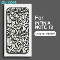 Guyon สำหรับ  เสค infinix note 12 pro G96 note 11 pro softshell นวัตกรรมการออกแบบลวดลายซิลิโคนเหลว Shockproo