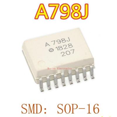 10Pcs ใหม่ Original นำเข้า A798J ACPL-798J Patch SOP-16 Optocoupler Isolator HCPL-798J