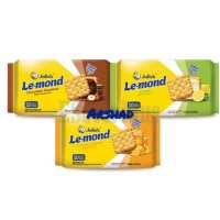 Julies Le-mond  Sandwich Biscuit จูลี่ส์ ขนมปังกรอบสอดไส้ครีม ขนาด 170g -180 g