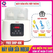 Máy Hâm Sữa Tiệt Trùng Bình Sữa Điện Tử 6 Chức Năng INBEAR + Tặng Bộ Cọ