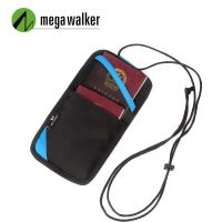 Mega Walker กระเป๋าใส่ปกป้องพาสปอร์ตสำหรับผู้ชายกระเป๋าใส่บัตรเครดิตกระเป๋าใส่ผ้าคลุมเวลาเดินทางสำหรับผู้หญิง