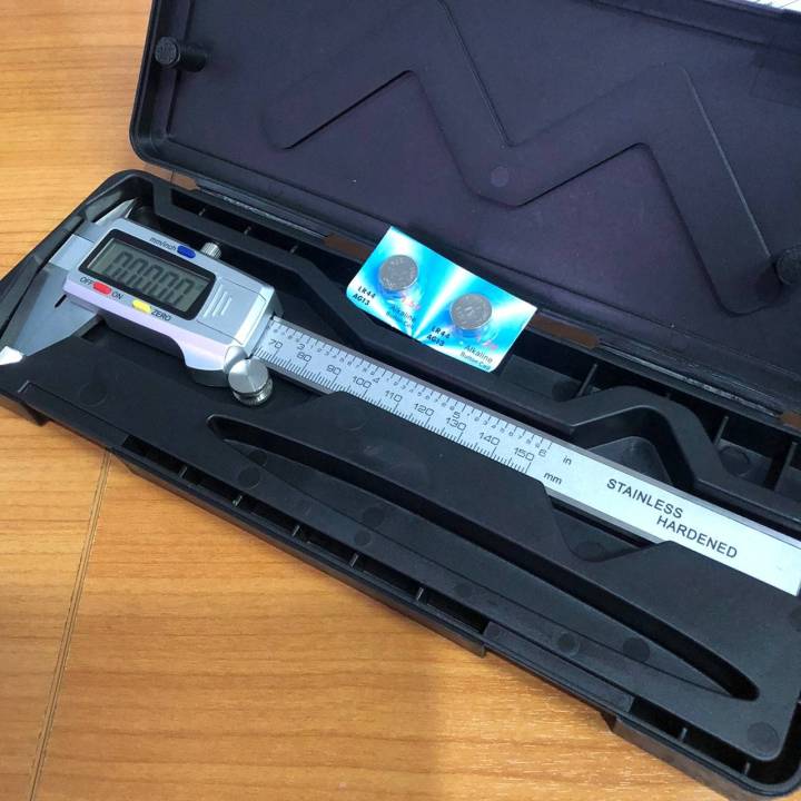 เวอร์เนียร์-ดิจิตอล-6-นิ้ว-เวอเนีย-เวอร์เนีย-digital-vernier-caliper-แบบสแตนเลส-เครื่องชั่งดิจิตอล