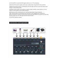 อัพเกรด MX600 Ultra Low-Noise 6-Channel Line Mixer Stereo / Single Track Switch Dropshipping