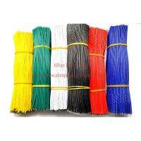 (50pcs/lot) 15cm 150mm 24AWG Colors Double Tinned Tin Plated Electronic Copper Wire Jumper Wire Cable Easy to Welding Wires Leads Adapters