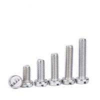 10/50pcs m1 m1.2 m1.4 M1.6 M2 M2.5 M3 M4 M5 M6 304 stainless steel DIN84 Slotted Cap Head Slot Column Round Cheese Head Screw