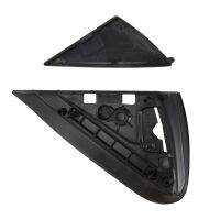 1Pair Car Front Left&amp;Right Window Triangle Plate Side Mirror Corner Triangle Garnish Cover Panel Replacement Parts for Citroen C4 C4L 2012-2015