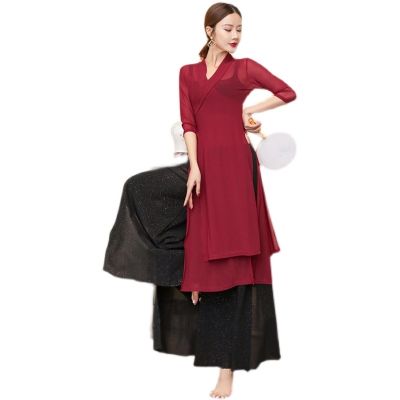 hot【DT】 New Classical Belly and Size Chinese Ancient Costume Hanfu Practice for Woman