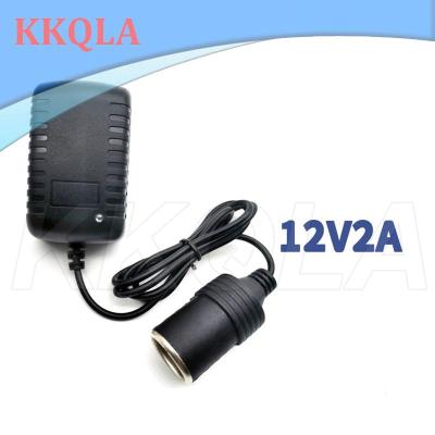 QKKQLA AC Adapter 110V 220V to DC 12V 2A Volt Power supply Adapter Car  lighter Converter  inverter 12W 24W lighter