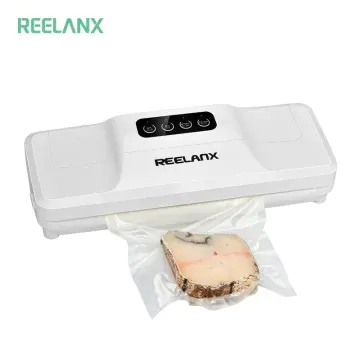 REELANX Vacuum Sealer V2 125W Built-in Cutter Automatic Food Packing  Machine 10 Free Bags Best Vacuum Packer for Kitchen