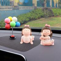 ✿❈ Yoga Cartoon Desktop Decoration Ornaments For Girls Creative Gifts Resin Crafts Childen Room Decoration cute car accessories