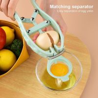 ❄❀№ 2Pcs/Set Spring Design Manual Egg Shell Opener Yolk Egg White Separator Tool Kitchen Gadgets Kitchen Baking Separator Tool