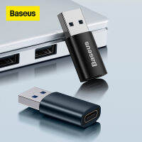 USB Baseus 3.1อะแดปเตอร์ OTG ชนิด C เพื่อ USB อะแดปเตอร์ตัวเมียแปลงสำหรับ Macbook โปรแอร์ Samsung S10 S9 Huawei Xiaomi ขั้วต่อ OTG USB