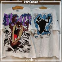 เสื้อยืดคุณภาพดี เสื้อยืดผ้าฝ้าย OVP Taz-Mania WarnerBros.  ผ้า100 ฟอกนุ่ม วินเทจ หายาก มาน้อย Vtg.ทาสมาเนียS-3XL