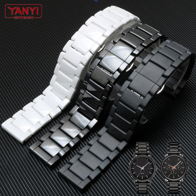 Ceramic watchband 22mm for AR1507 AR1508 AR1509 watch band for Samsung Galaxy watch S3 gear 46mm watch bracelet straps