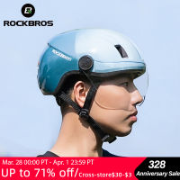 ROCKBROS Electric Bicycle Helmet Men Women MTB Road Bike Helmet With Goggles Motercycle Safety Helmet Protection Cycling Helmet