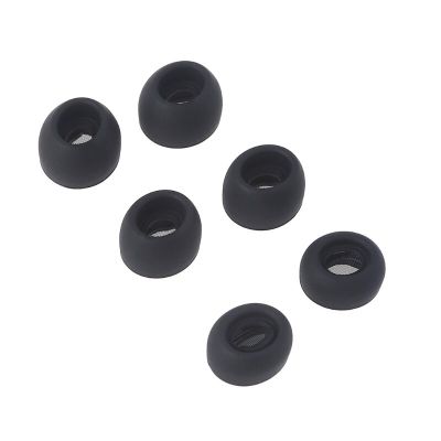 Earpads Ear Tips Anti-Slip Silicone Noise Reducing Earbud Tips for Galaxy Buds Pro with Steel Mesh Wireless Earbud Cases