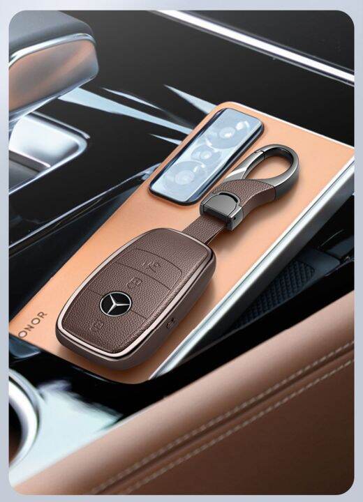 genuine-leather-car-key-keychain-case-cover-for-mercedes-benz-w213-w212-w211-interior-accessories-voiture-holder-shell