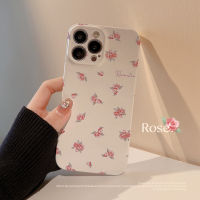 เคสกันกระแทกลายดอกไม้ฝรั่งเศสขนาดเล็ก,IPhone 15Plus 15pro 15Promax 7 8Plus X XR XS Max 11 12 13 Pro Max 14Plus 14pro 14Promax TPU เคสฝาหลัง