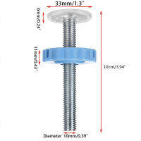 4ชิ้นความดันประตูทารกสลักเกลียวก้านแกนหมุนเกลียวเดินผ่านอุปกรณ์เสริมรั้ว M10 10มม