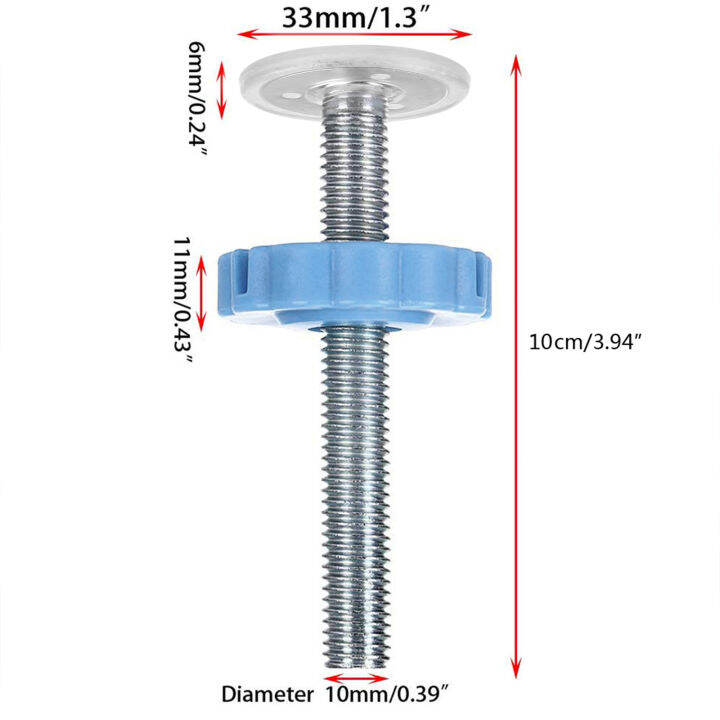 4pcs Pressure Baby Gate Screw Bolts Threaded Spindle Rods Walk Thru