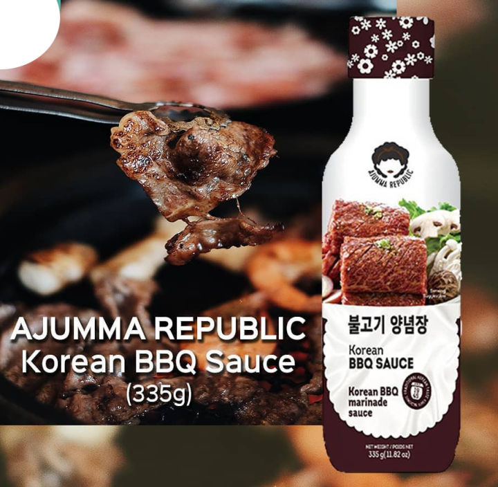 Ajumma Republic Korean BBQ Sauce (2 x 335g) Lazada PH