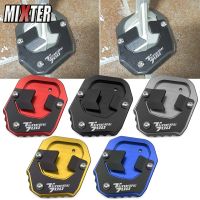 ♘✴ Motorcycle Parts CNC Flat Foot Side Stand Extension Plate Kickstand Foot Enlarger For Yamaha Tenere 700 Tenere700 2019 2020 2021