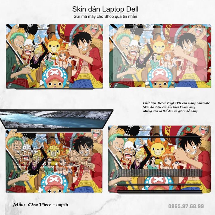 Skin dán laptop Dell - hình One Piece không chỉ bảo vệ chiếc laptop yêu quý của bạn khỏi những trầy xước, mà còn làm bạn \