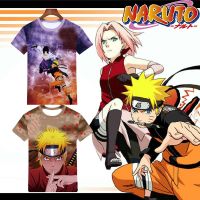 2023 NewAnime เสื้อผ้า Naruto T เสื้อฤดูร้อนเครื่องแต่งกายหลวมแขนสั้น