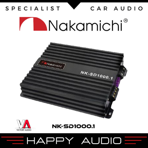 Power Amplifier Monoblock NAKAMICHI NKSD1000.1 Class D Bass/Sub