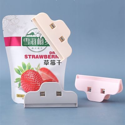 Portable Kitchen Food Storage Snack Sealer Bag Sealing Clips Clamp Sealing Clamp Fresh Keeping Sealer