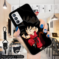 เคส PMP สำหรับ Realme GT2 Pro Realme GT 5G Realme GT Master (แหวนใส่นิ้ว + สายคล้อง) Dragon ซุนโกคูเคสโทรศัพท์ป้องกัน TPU ซิลิโคนนิ่มเคสมือถือกันกระแทกโกคุ