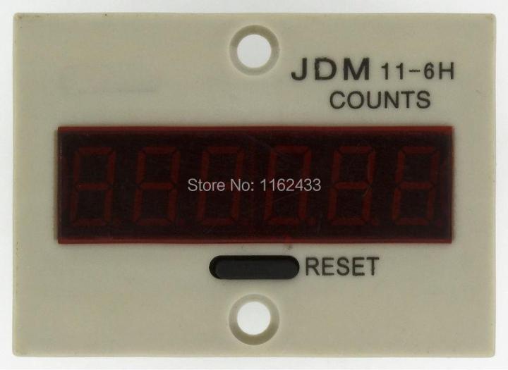 jdm11-6h-5-pin-6-36vdc-npn-sensor-input-digital-electronic-production-counter-relay-jdm11-ac-220v-110v-380v-36v-dc-24v-12v