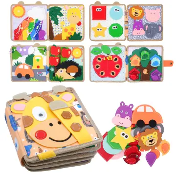 Toddler Travel Toys Baby Quiet Book Educational Montessori Felt Busy Board  - China Felt Busy Board and Educational Toy Felt Busy Board price