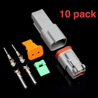 10 Set 2 Way Pin Electrical Wire Connector Plug Male/Female Connectors Kit Super seal Waterproof car connector