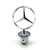 สำหรับMercedes-Benz Star Hoodโลโก้ตรารถยนต์ 3D Silver W140