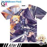 ◈ Fate/Apocrypha Joan janet tak anime peripheral anime T-shirt full-color pain clothes