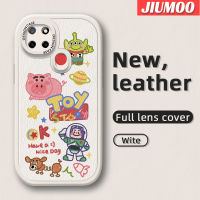 เคส JIUMOO สำหรับ Realme C12 C25 C25s Narzo 20 Narzo 30A Narzo 50A เคสการ์ตูนหุ่นยนต์ของเล่นน่ารักดีไซน์ใหม่แบบกันกระแทกเคสใส่โทรศัพท์หนังซิลิโคนนิ่มเลนส์กล้องถ่ายรูปเคสป้องกันรวมทุกอย่าง