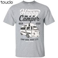 Men Tshirt Tee Shipping Happy Camper Tshirt Camp More Work Less Shirt Camping Tshirt