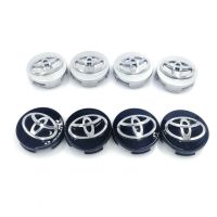 Style 4pcs/set Toyota Wheel Center Hub Cap 62mm Tire Rim Caps Replacement Black&amp;Silver hui