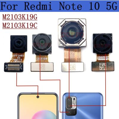Kamera Belakang untuk Xiaomi Redmi Nota 10 5G M2103K19G M2103K19C Selfie Depan Menghadei Bahagian Belakang Kamera Kedalaman Makro Belakang