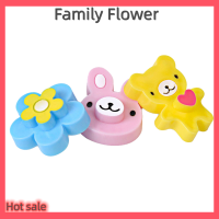 Family Flower Flash Sale 3 pcs sandwich crust CUTTER คุกกี้ขนมปังแม่พิมพ์ Bento Maker กระต่ายหมีแพนด้าดอกไม้