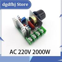 Dgdfhj Shop AC 220V 2000W SCR Voltage Regulator Dimming Dimmers Speed power Controller Thermostat