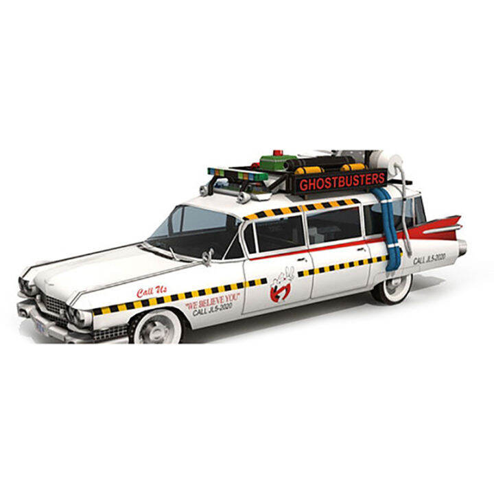 wxgr-ghostbusters-ecto-1a-hot-wheels-car-model-car-cadillac-3d-paper-model-kit