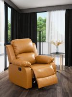 ✸✢♣ First-class space cabin single person can lie down and sleep leisure chair leather multifunctional living room lazy technology cloth